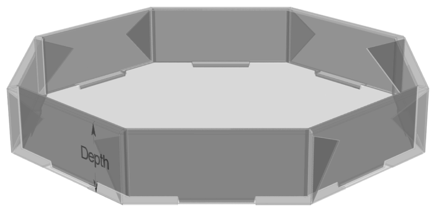 D031_RolledEnd Octagon Tray